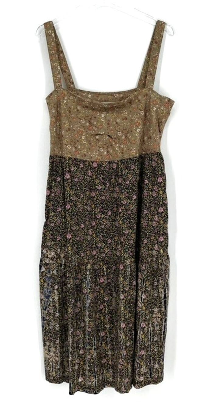 Raquel Allegra Daisy Dress Multi Liberated Floral Size 2 Medium